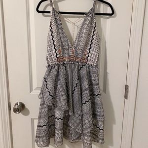 Free people open back dress